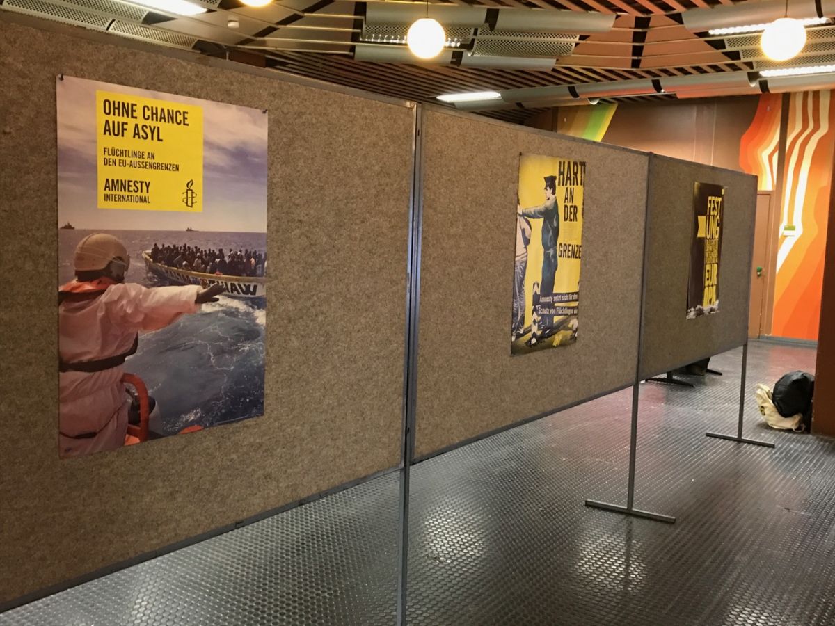 Ausstellung "Ohne Chance auf Asyl" an der Uni Trier